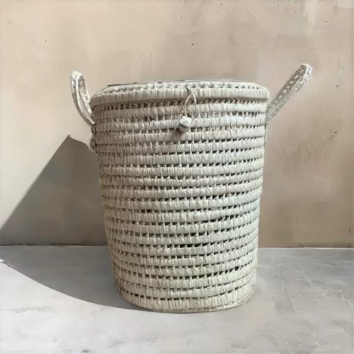 Large round Storage Home decor Palm Leaf baskets