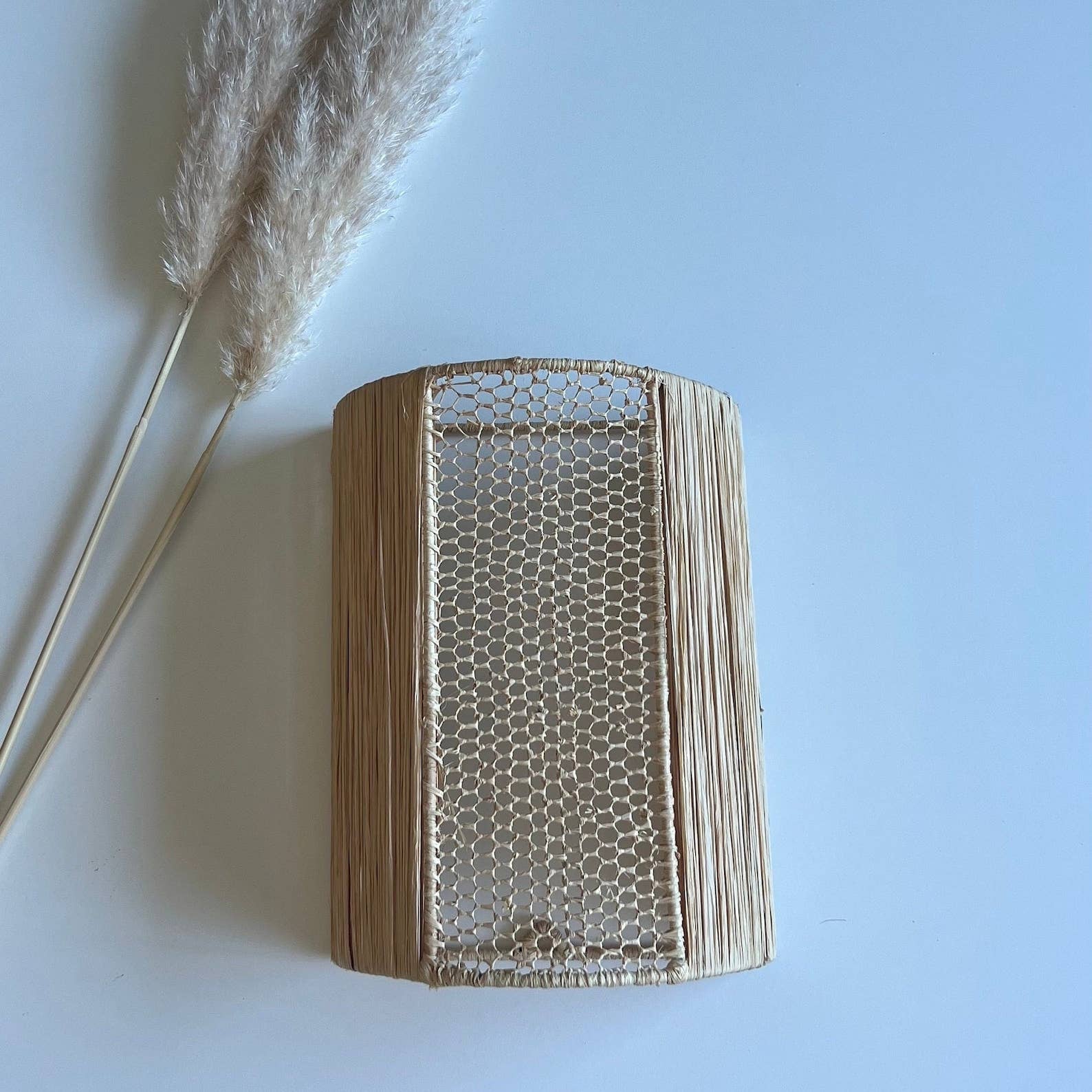 raffia wall light , wall decor lighting zigzag