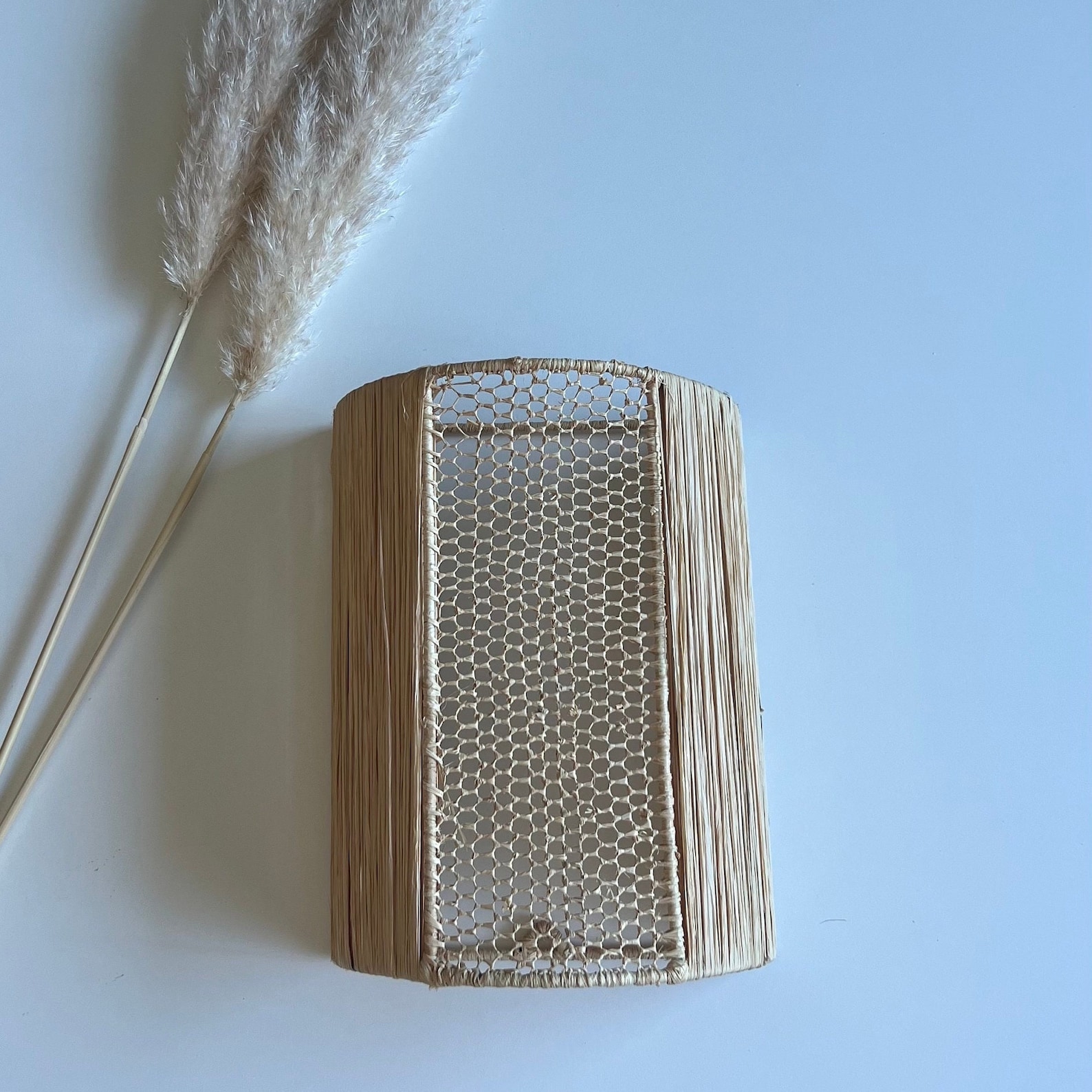 raffia wall light , wall decor lighting zigzag - Image 5