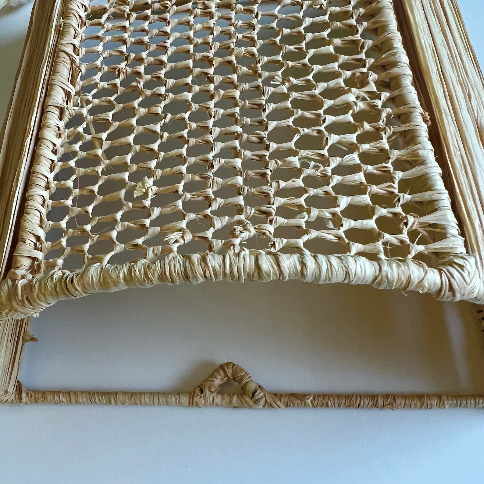 raffia wall light , wall decor lighting zigzag - Image 3