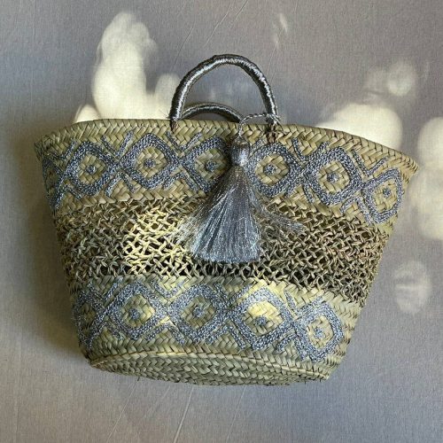 Elegant Moroccan Handwoven Market Tote