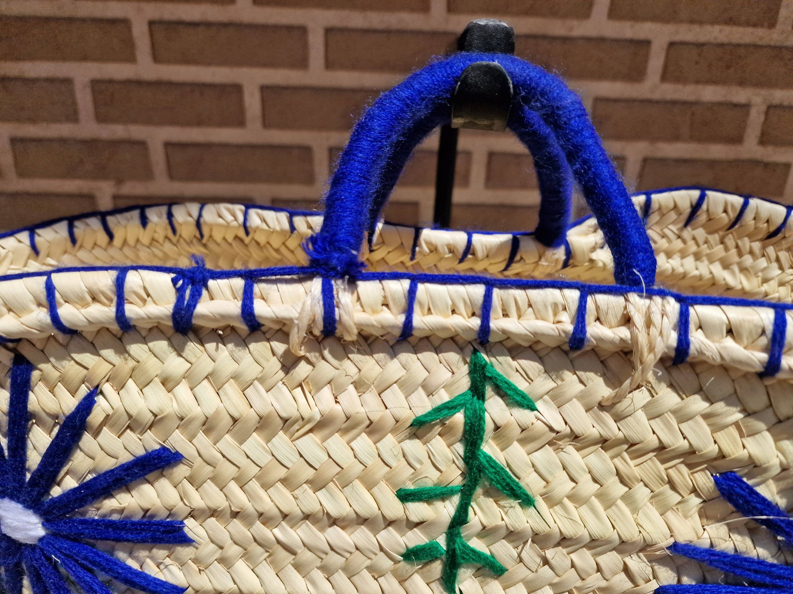 Beautiful Woven Straw Bag | Moroccan Basket Bag | Beach Bag - Image 5