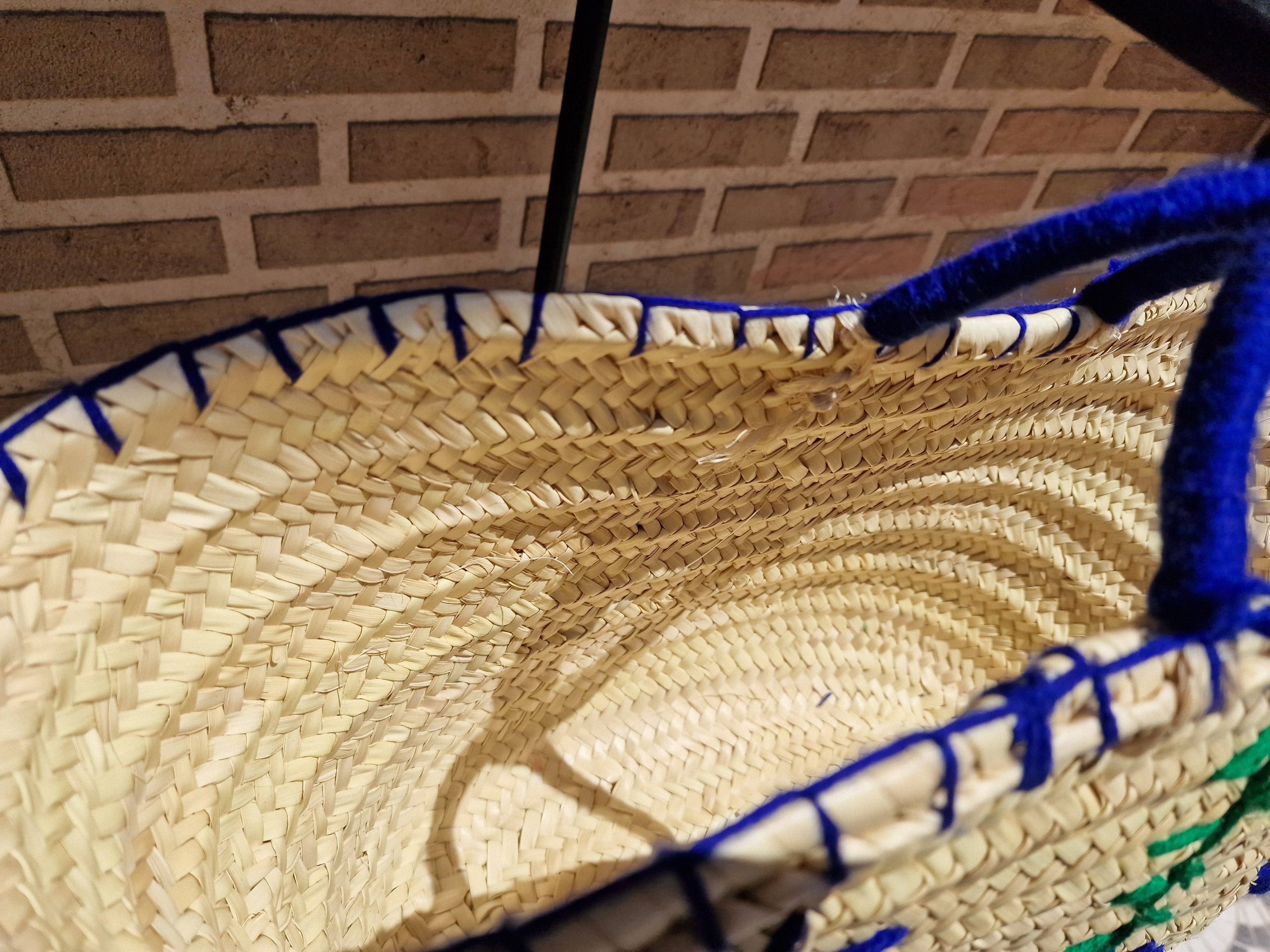 Beautiful Woven Straw Bag | Moroccan Basket Bag | Beach Bag - Image 4