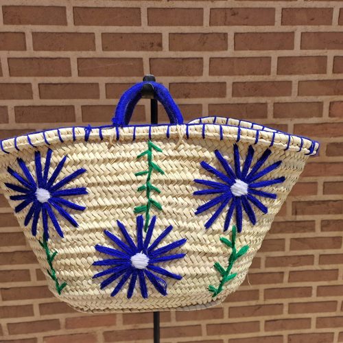 Beautiful Woven Straw Bag | Moroccan Basket Bag | Beach Bag