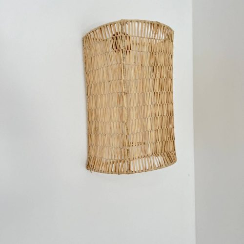 raffia wall light , wall decor lighting in raffia