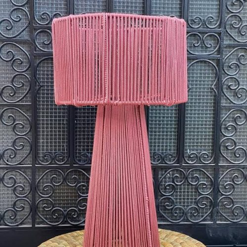 Handwoven Rope Pendant Light – Moroccan Natural Chandelier